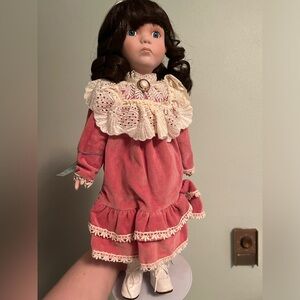 Collectible porcelain dolls by Julie